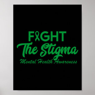 Poster Stigma Mental Health Problems Mental Health Aw