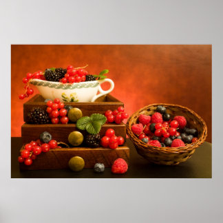 Poster Still Life With Berries