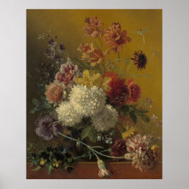 Poster Stilleven encontrou Bloemen - Elegante Vintage Flo