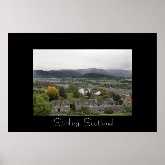 Poster Stirling, Escócia (Frente)