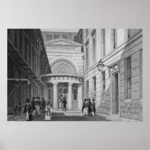 Poster Stock Exchange, London, from 'Metropolitan