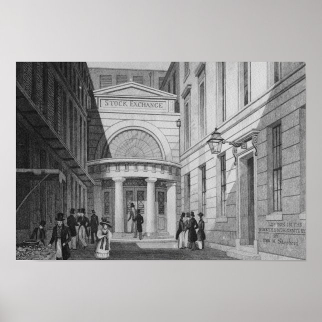 Poster Stock Exchange, London, from 'Metropolitan (Frente)