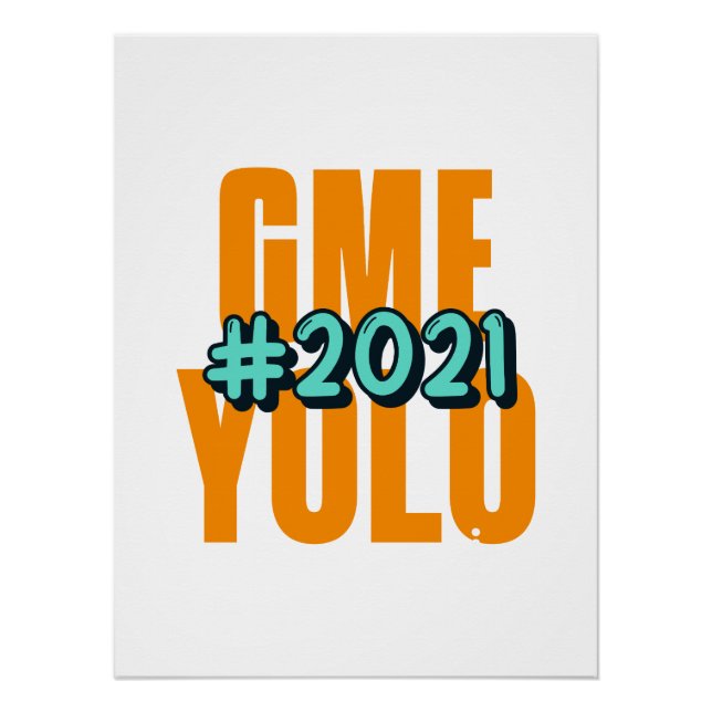 Pôster Stock Market Meme Poster | Diamond Hands (Frente)