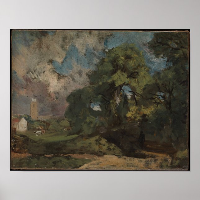 Poster Stoke-by-Nayland - John Constable (Frente)