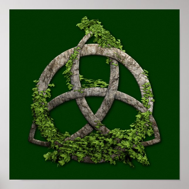 Pôster Stone Celtic Trinity Knot (Frente)