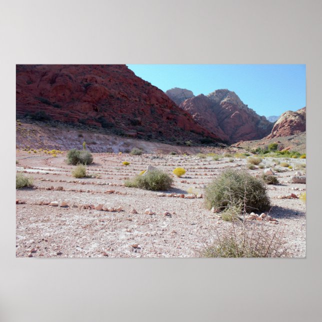 Poster Stone Circle Red Rock Canyon (Frente)