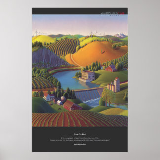 Pôster Stone City West por Robin Moline