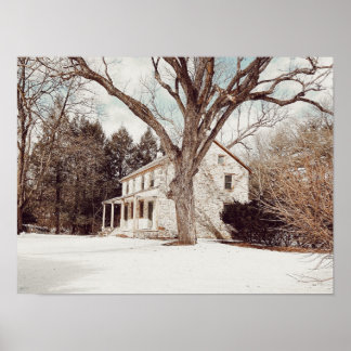 Poster Stone Farmhouse Print