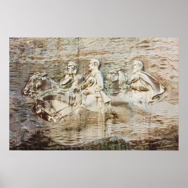 Pôster Stone Mountain Carving, Geórgia (Frente)