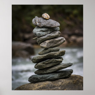 Poster Stone Tower Meditation