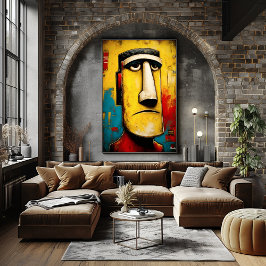 Poster Stone Witness — Contemporary Abstract Expressionis