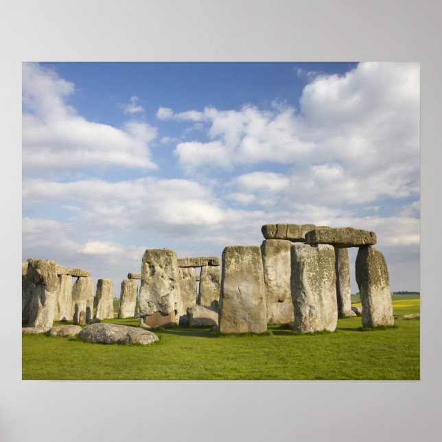 Pôster Stonehenge (c. 2500 a.C.), Património Mundial 2 (Frente)