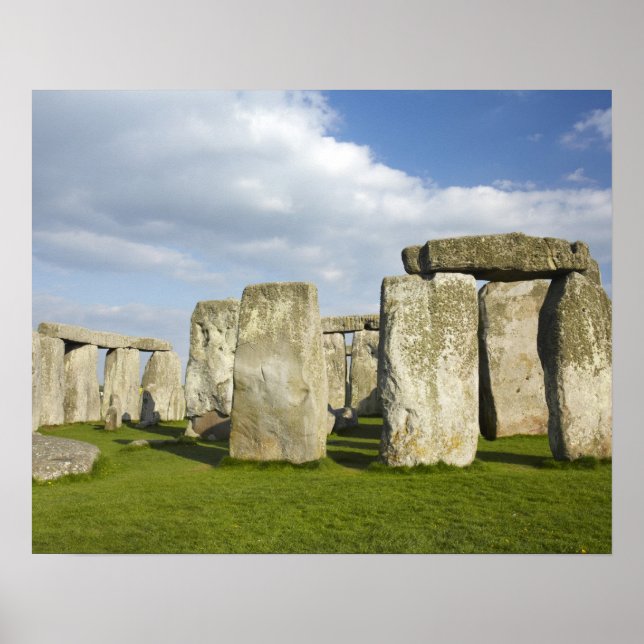 Poster Stonehenge (cerca de 2500 a.C.), UNESCO World 3 (Frente)