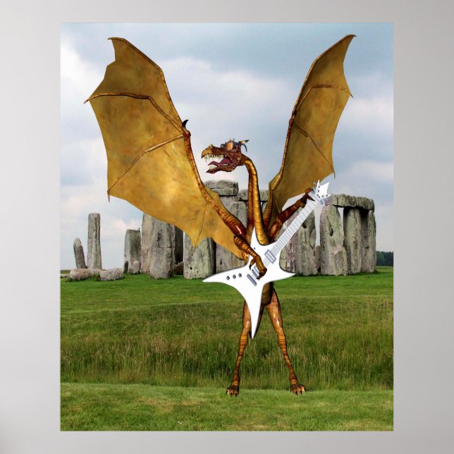 Pôster Stonehenge Dragon (Frente)