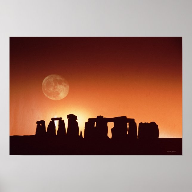 Poster Stonehenge, Inglaterra 2 (Frente)