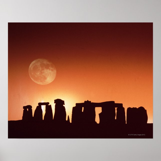 Poster Stonehenge, Inglaterra 3 (Frente)