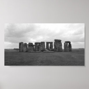 Poster Stonehenge, planície de Salisbúria