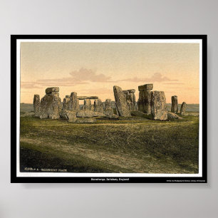 Poster Stonehenge, Salisbúria, Inglaterra