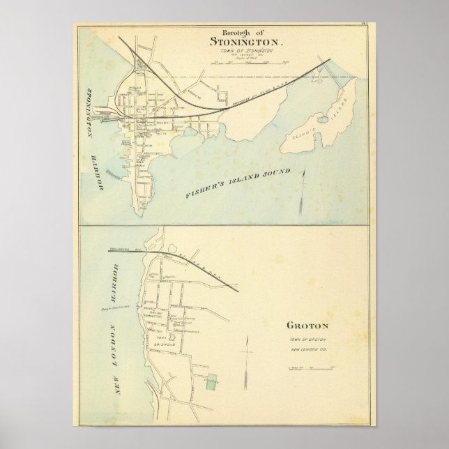 Pôster Stonington, Groton (Frente)