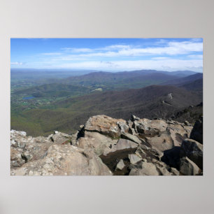 Poster Stony Man Cliff no Parque Nacional de Shenandoah