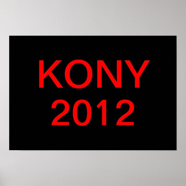 Pôster Stop Kony (Frente)