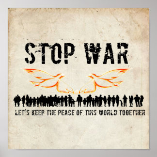 Poster stop war