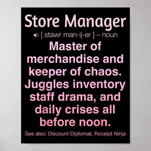 Poster Store Manager  (Frente)