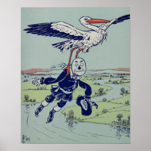 Pôster Stork and Scarecrow