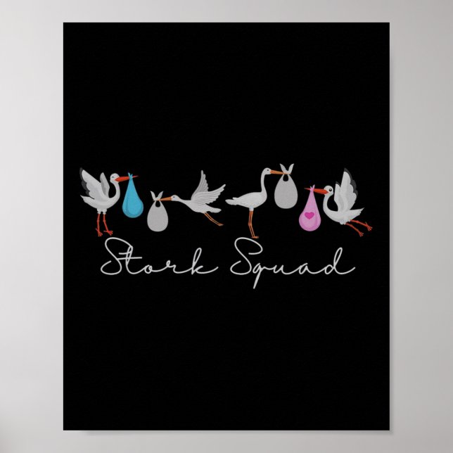 Poster Stork Squad Nurse Labor E Delivery Edition (Frente)