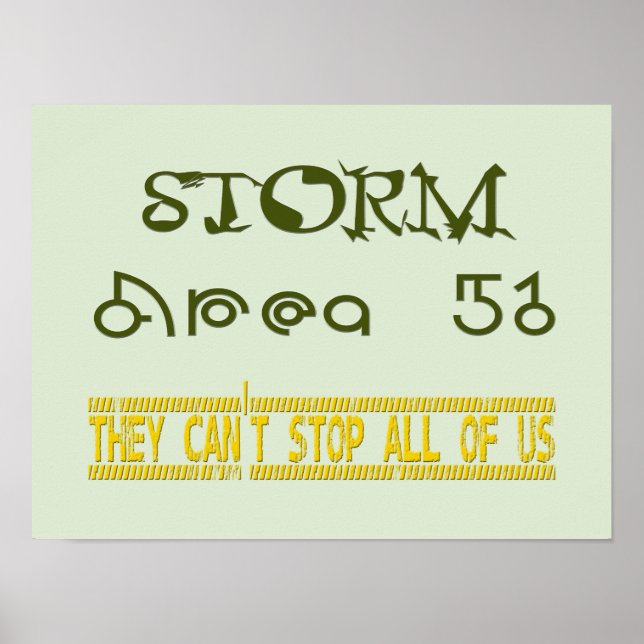 Poster Storm Area 51 (Frente)