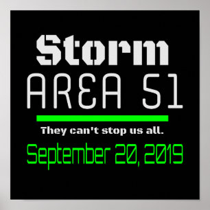 Poster Storm Area 51 Sept 20 2019