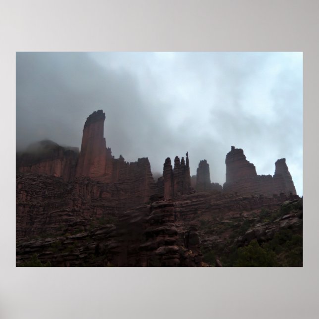 Poster Storm over the Towers (Frente)
