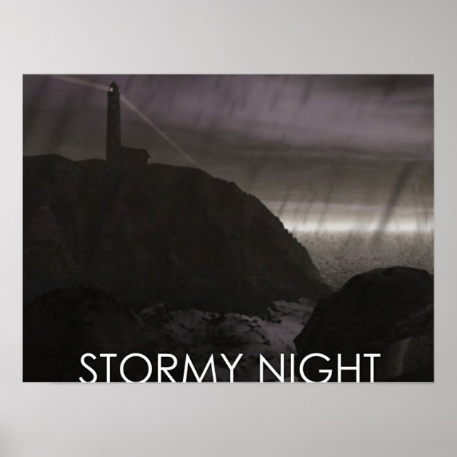 Poster Stormy Night (Frente)