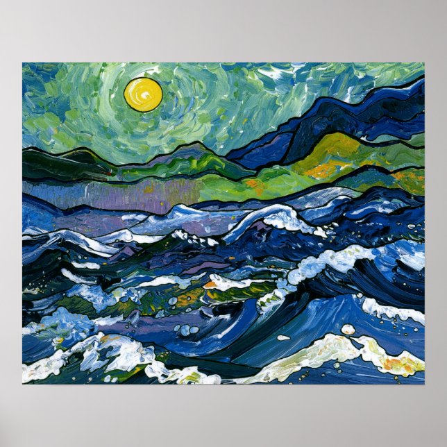 Pôster Stormy Sea (Frente)