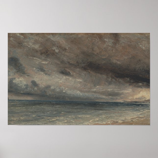 Poster Stormy Sea, Brighton - Policial (Frente)