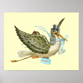 Poster STORY BABY BOY CHÁ, creme