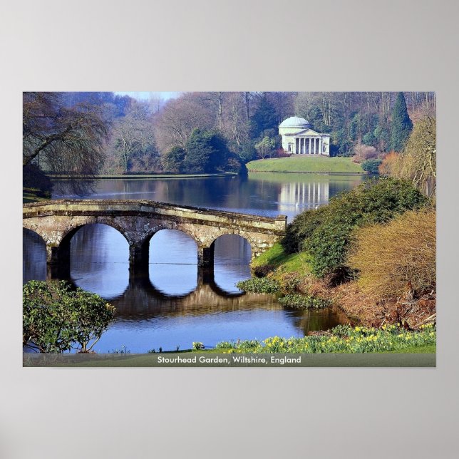Poster Stourhead Garden, Wiltshire, Inglaterra (Frente)