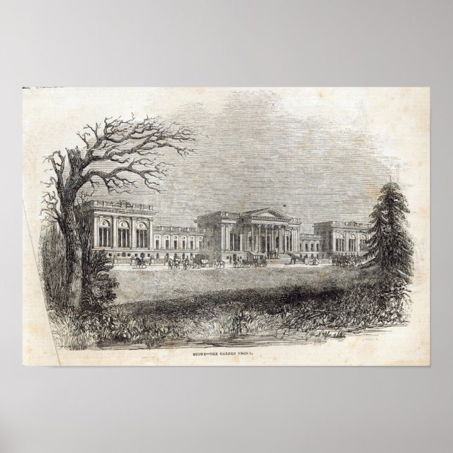 Pôster Stowe - o Jardim Frente (Frente)