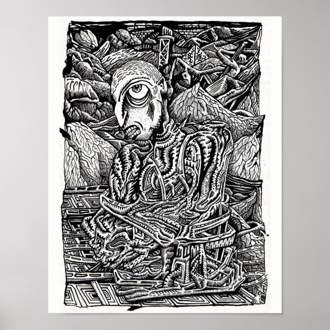 Pôster Stranded, por Brian Benson (Frente)