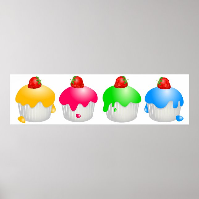 Pôster Strawberry Buns (Frente)