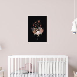 Poster STRAWBERRY BUTTERFLY por Alexandra Dikaia