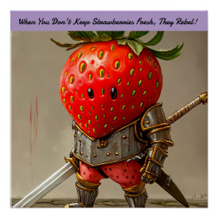 Pôster Strawberry Warrior