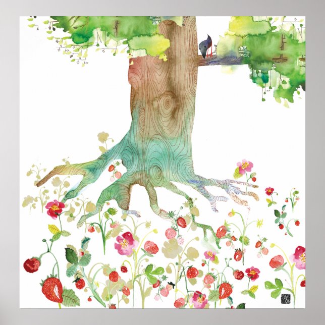 PÔSTER STRAWBERRYROOTS (Frente)