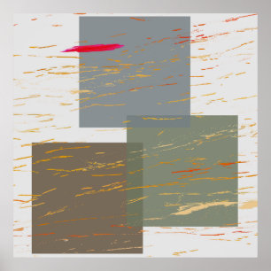 Poster Streak Squares