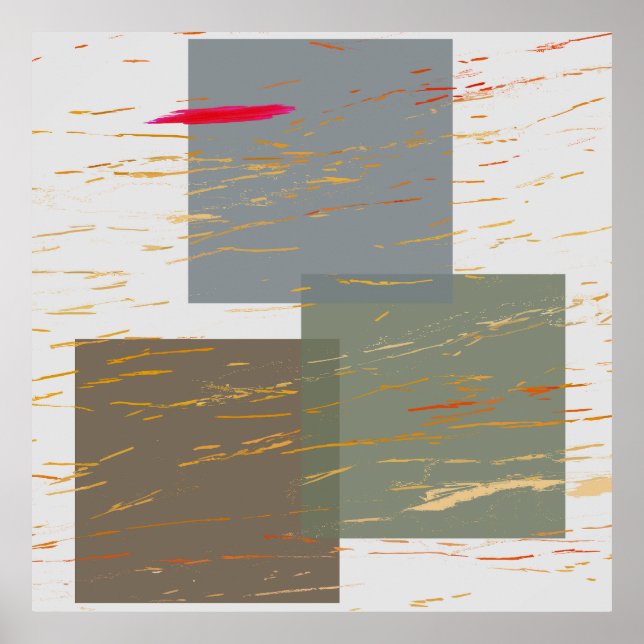 Poster Streak Squares (Frente)