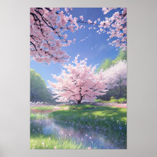 Poster Stream Sakura majestoso
