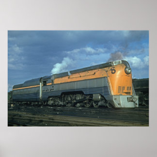 Poster Streamliner C&O Hudson Classe 4-6-4