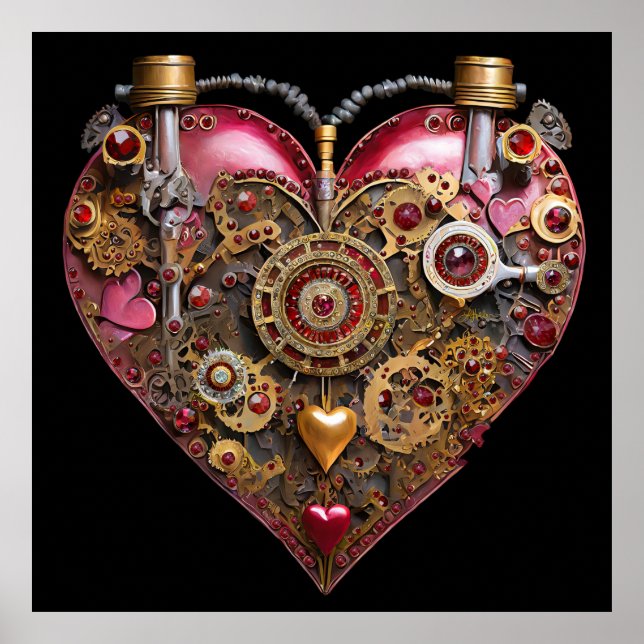 Poster Streampunk Heart Ruby Valentine (Frente)