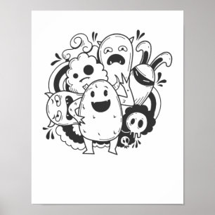 Poster Street Art Figuren Kunst Style Grafite