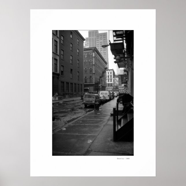 POSTER STREET NYC (Frente)